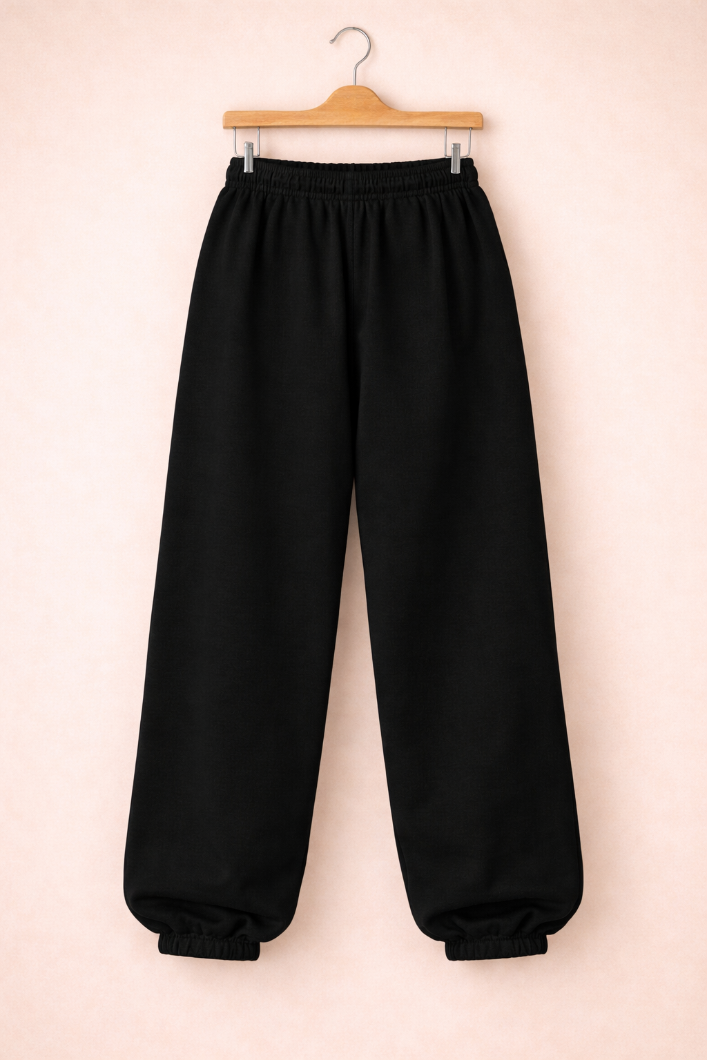 UpperQuest Black Gothic Graphic Jogger Pants | Streetwear Loose Fit Track Pants